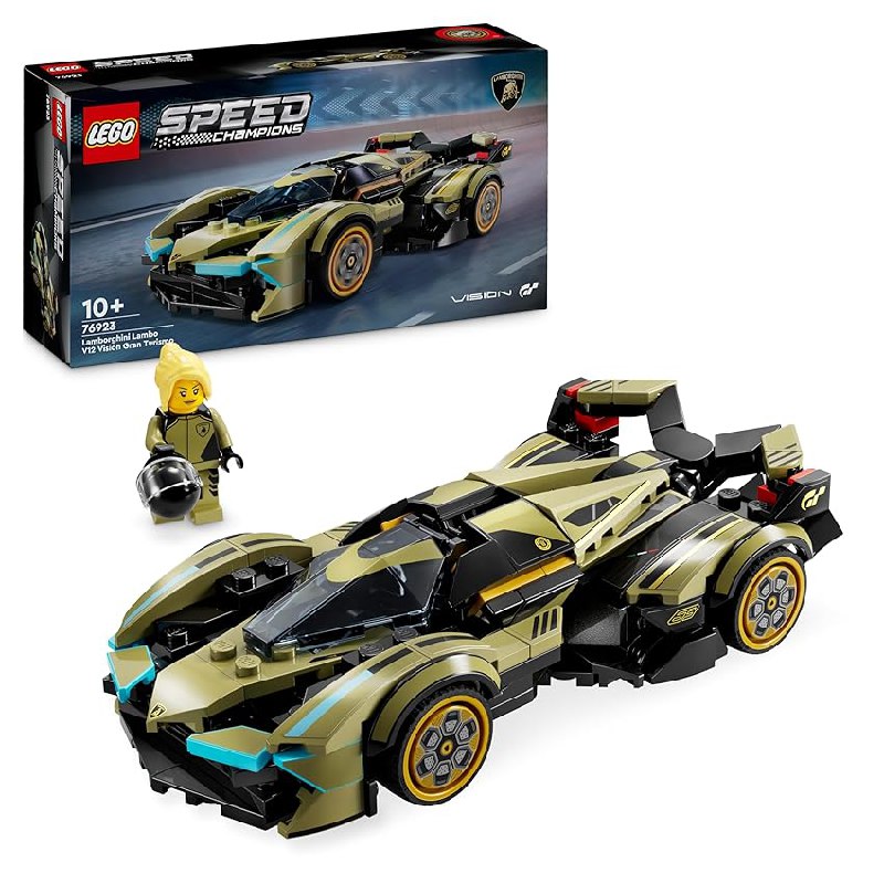 [⁣](https://m.media-amazon.com/images/I/81kX5bozVCL._SS850.jpg)***?*** LEGO Speed Champions Super Car Lamborghini Lambo V12 Vision GT