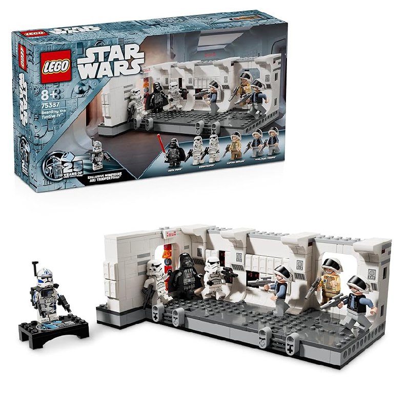 [⁣](https://m.media-amazon.com/images/I/81vz9j5FQHL._SS850.jpg)***?*** LEGO Star Wars Imbarco sulla Tantive IV, Giochi per Bambini e Bambine da 8 Anni in su