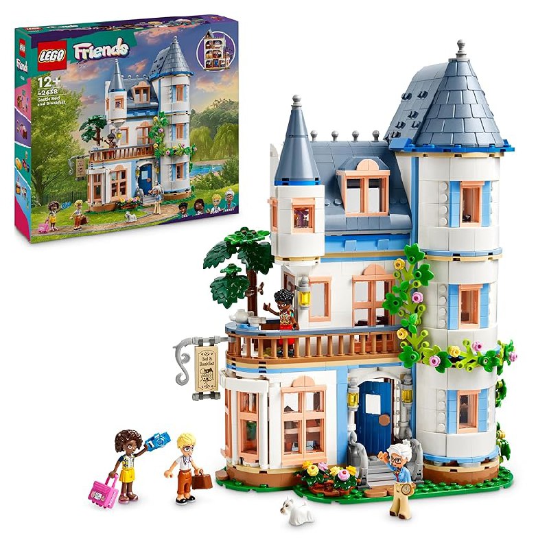 [⁣](https://m.media-amazon.com/images/I/81SSdmUb6eL._SS850.jpg)***?*** LEGO Friends Bed And Breakfast al Castello, Giochi per lo Sviluppo Sociale per Bambine