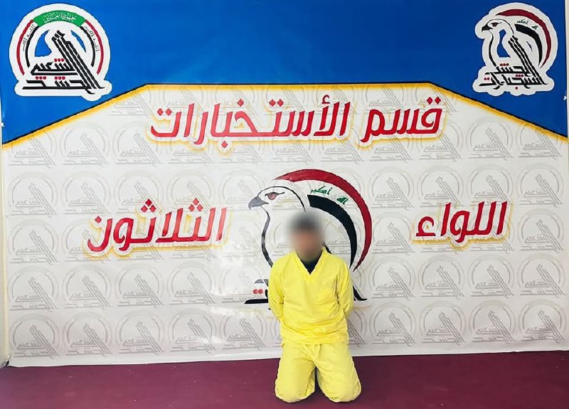 الحشد الشعبي يطيح بعنصر ارهابي ينتمي …