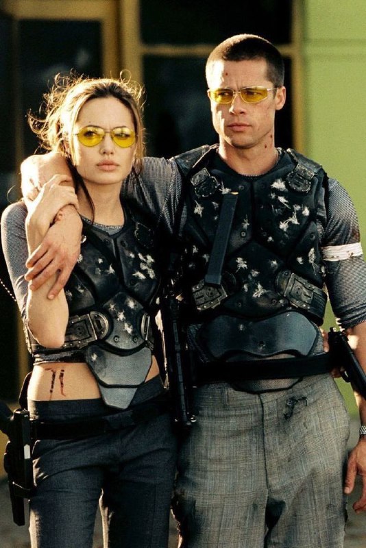 Angelina jolie and Brad Pitt as …