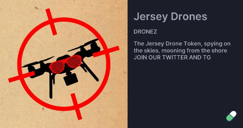 *****?*******$JERSEY*****?*****Mcap: 27K*******?*****[DEXS](https://pump.fun/coin/4jTQaQzy25jEa2L957wcvg3vpp1vKvoCRxmfUq1npump)***✈️*** [TG](https://t.me/Jersey_Drones)***?*** [X](https://x.com/Jersey_Drones) **Ca:**`4jTQaQzy25jEa2L957wcvg3vpp1vKvoCRxmfUq1npump`