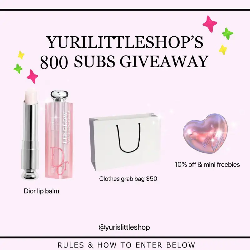 **Road to 800 subs giveaway**⋆౨ৎ˚⟡.• **How …