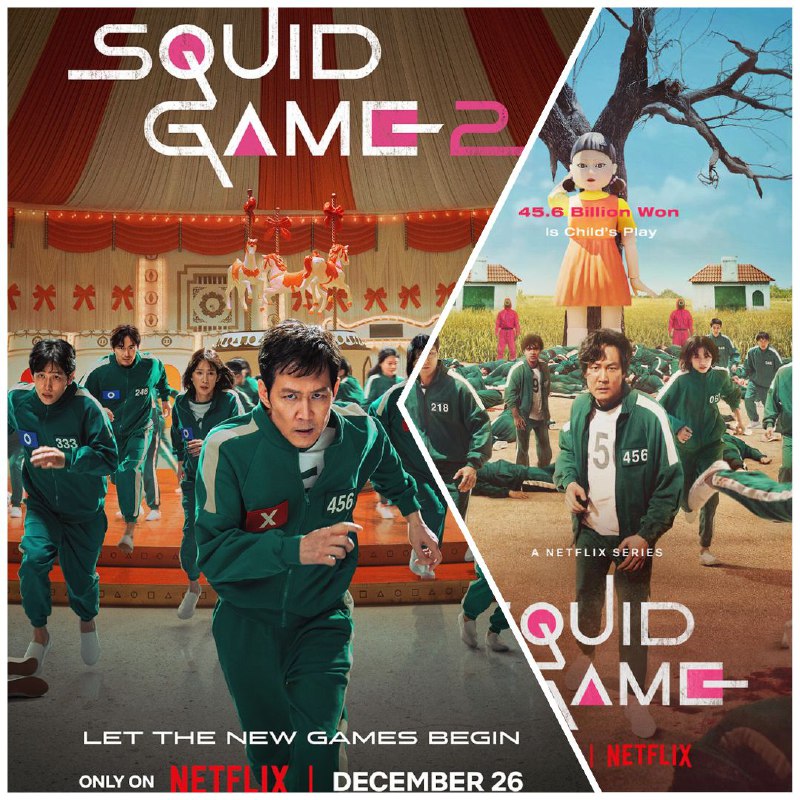 ***?*****Squid Game Season 1 &amp; 2**