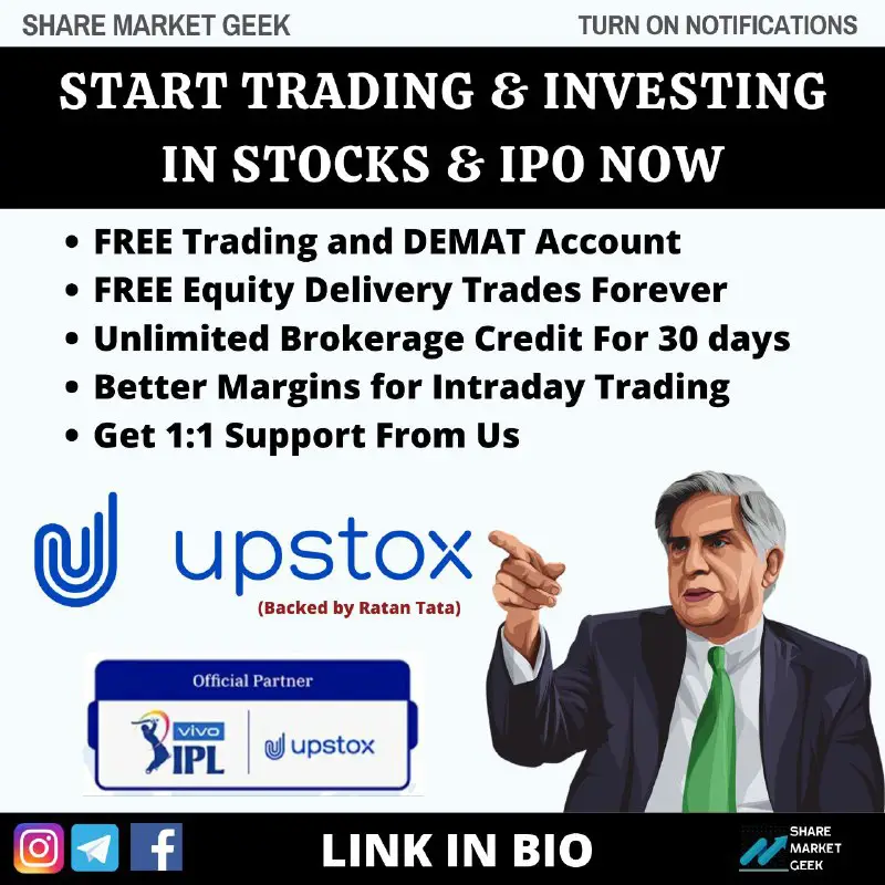Open your FREE TRADING + DEMAT …