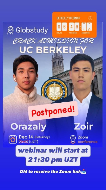 *****🔔***Reminder: UC Berkeley webinar tonight at …