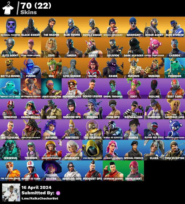 70 SKINS | OG STW | …