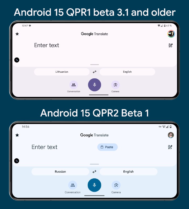 Android 15 QPR2 Beta 1 tweaked …