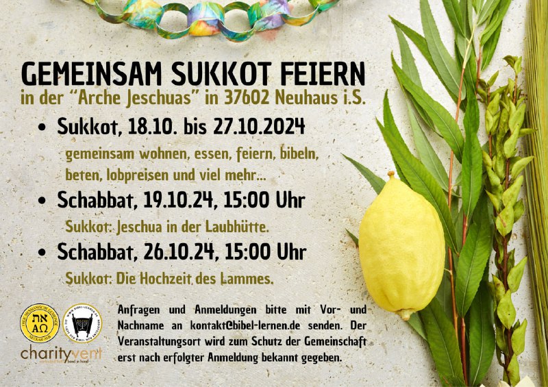 **GEMEINSAM SUKKOT FEIERN**