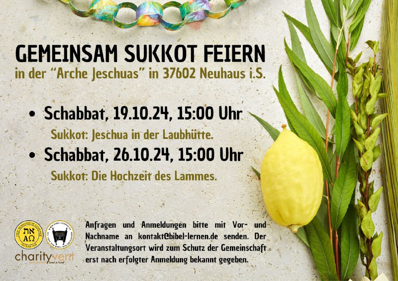 **GEMEINSAM SUKKOT FEIERN**