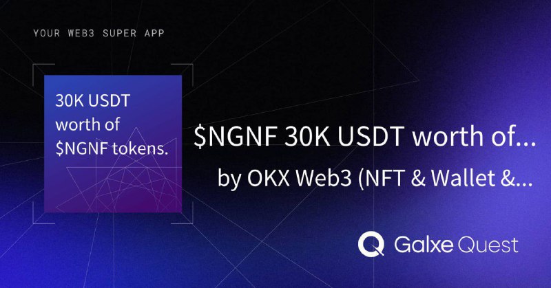 New Airdrops : NGNF x OKX …