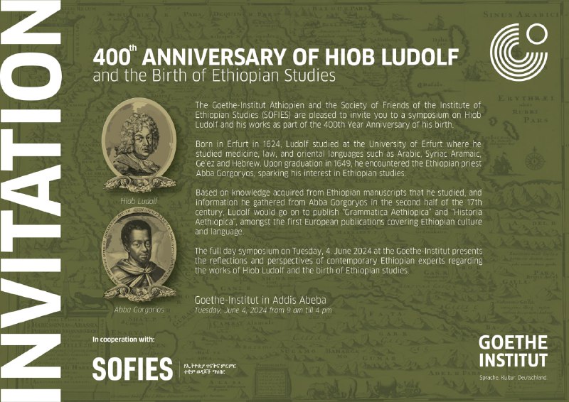 400TH ANNIVERSARY OF HIOB LUDOLF