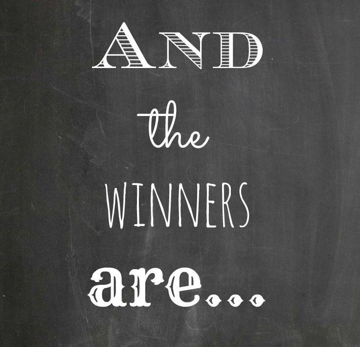 GIVEAWAY WINNERS ***🍷***