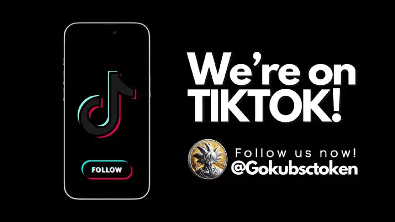 We're now on TIKTOK!