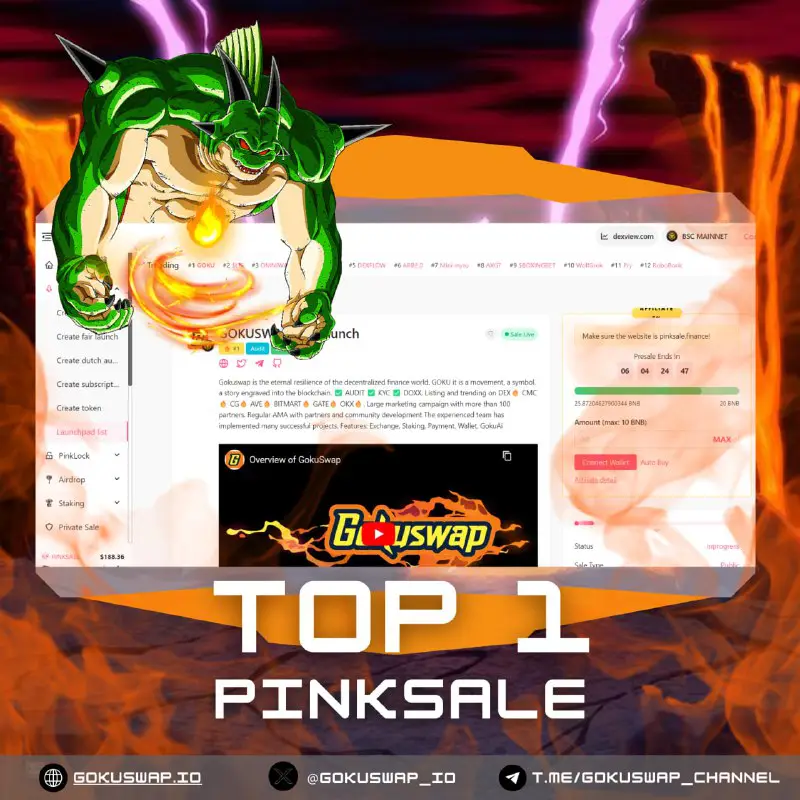 *****🚀*** Gokuswap Achievements Unlocked! TOP 1 …