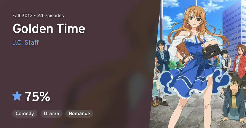 Golden time anime review in hindi