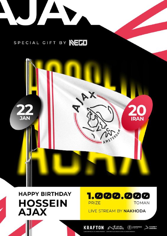 ***🎆*****NEGO HBD HOSSEIN AJAX SPECIAL EVENT*****🎆******⚪️*****Date …