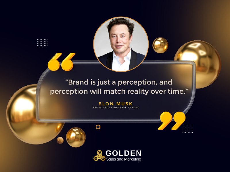 “Brand is just a perception, and …