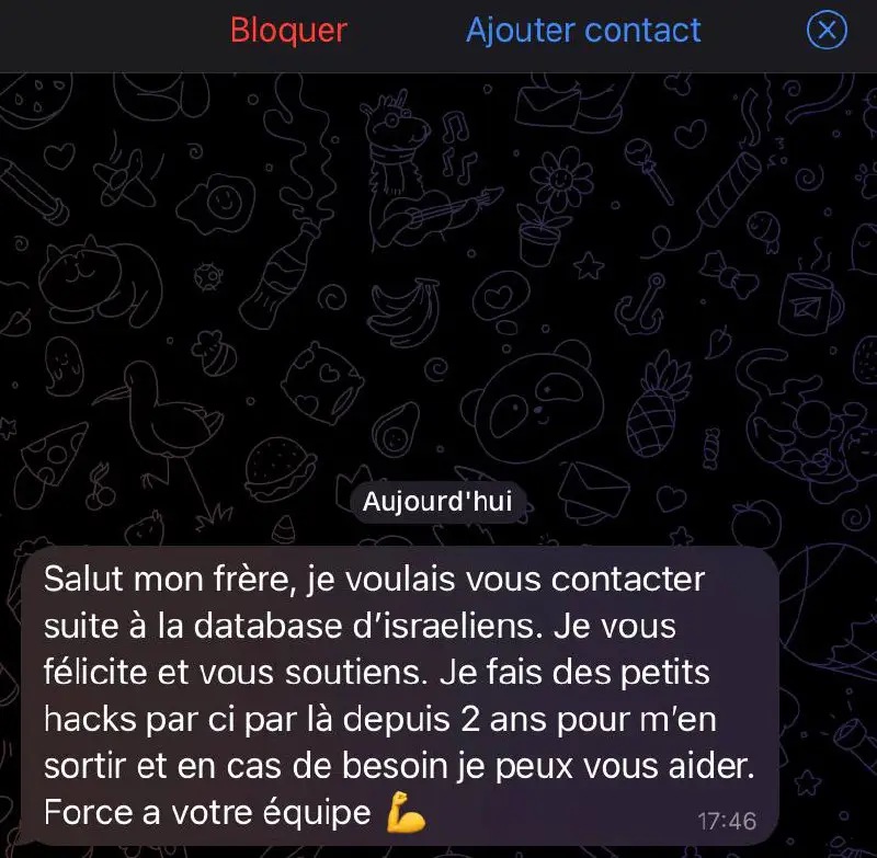 Merci pour vos message de soutien …