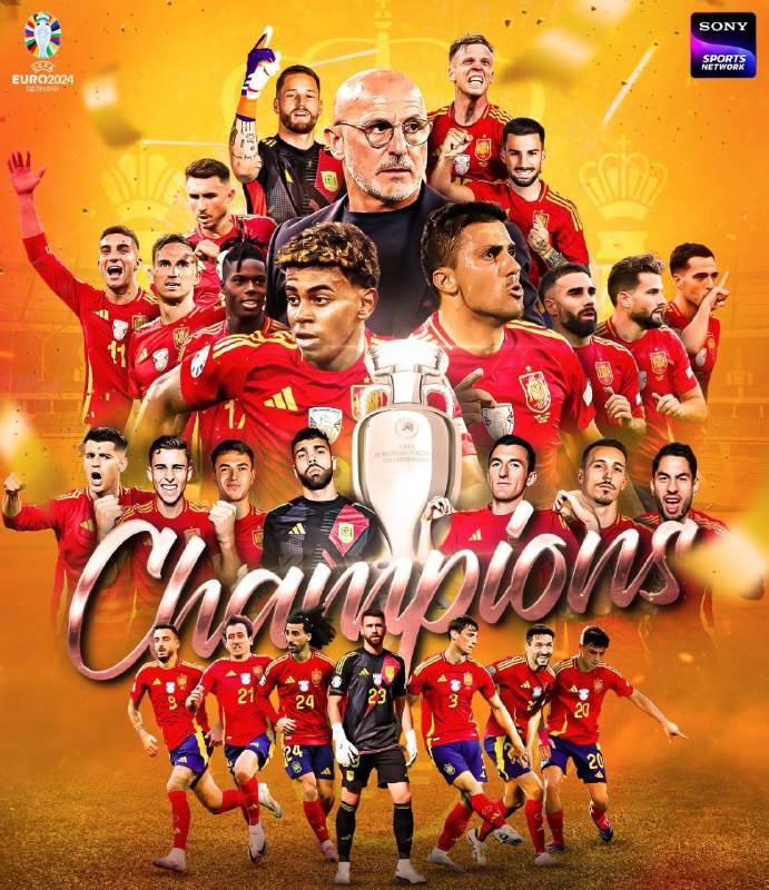 Spain ***🇪🇸*** are EUROPEAN CHAMPIONS for …