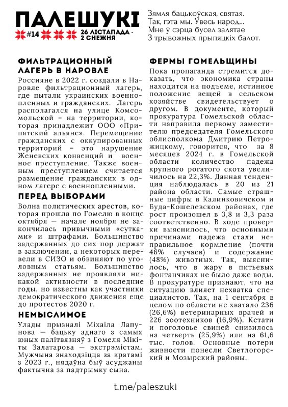 Палешукі №14