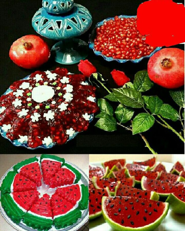 **میخوای واس** [**#شب\_یلدا**](?q=%23%D8%B4%D8%A8_%DB%8C%D9%84%D8%AF%D8%A7) **کیک هندوانه ***🍉***و …