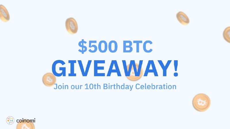 La wallet [Coinomi](https://gleam.io/QwVPa/coinomi-10-year-anniversary) celebra sus 10 …