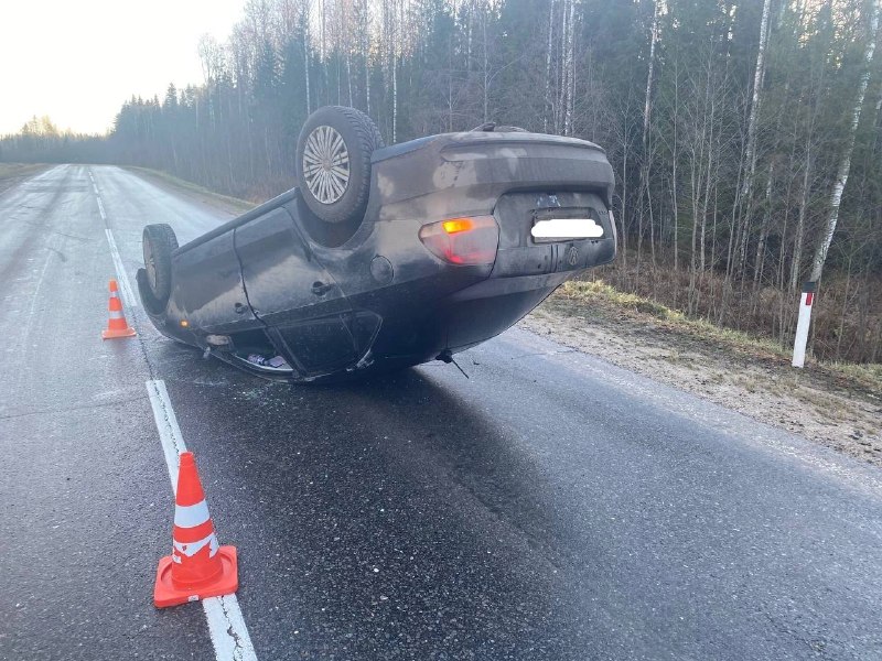 Сегодняшнее ДТП на трассе в Великоустюгском …