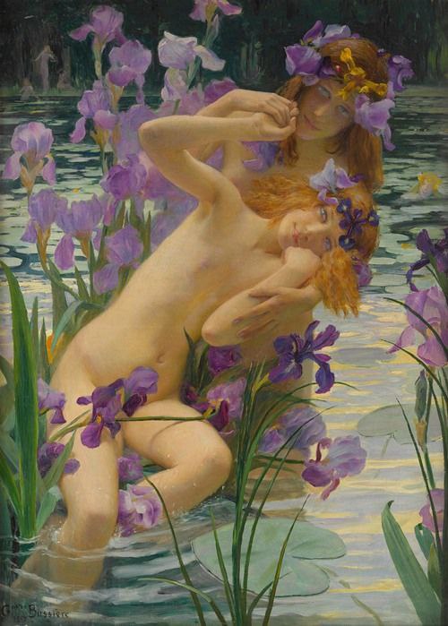 *Bathing Nymphs* by Gaston Bussiere