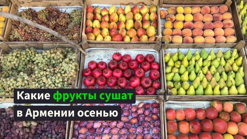 Потихоньку переходим со свежих армянских фруктов …