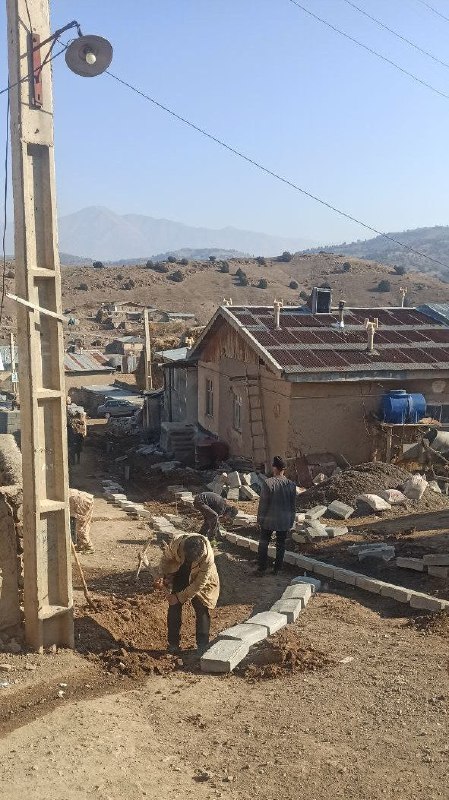 **جدول‌کشی معابر روستا***?*****