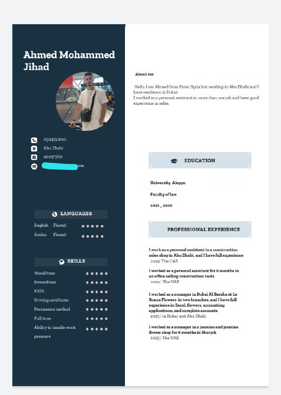 CV Maker _ ghidaa