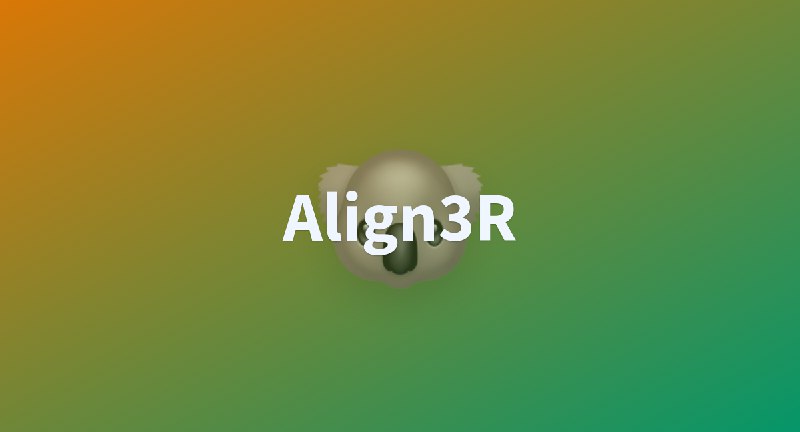 Появился демоспейс Align3R, можно тестить