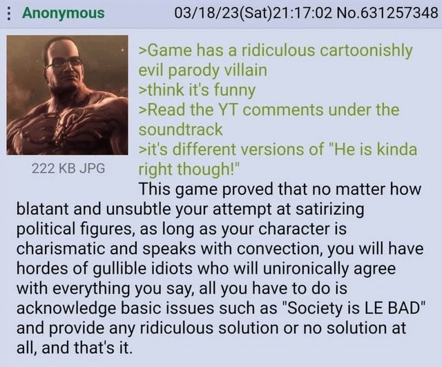 Anon kinda right