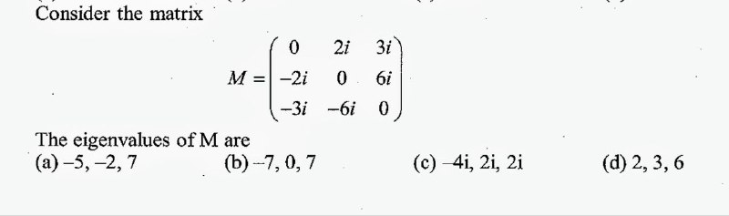 سوالی از کتاب GRE همپا