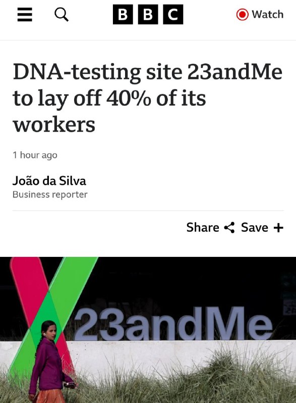 23andMe to lay off 40%