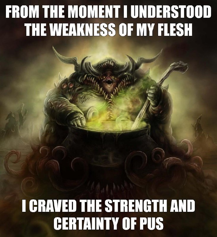 Plague marines be like