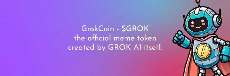 I**ntroducing GrokCoin, the only token entirely …