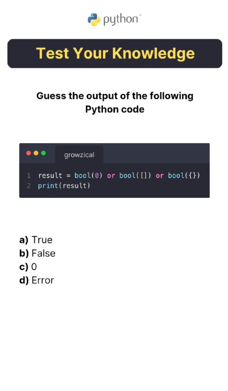 Python Quiz