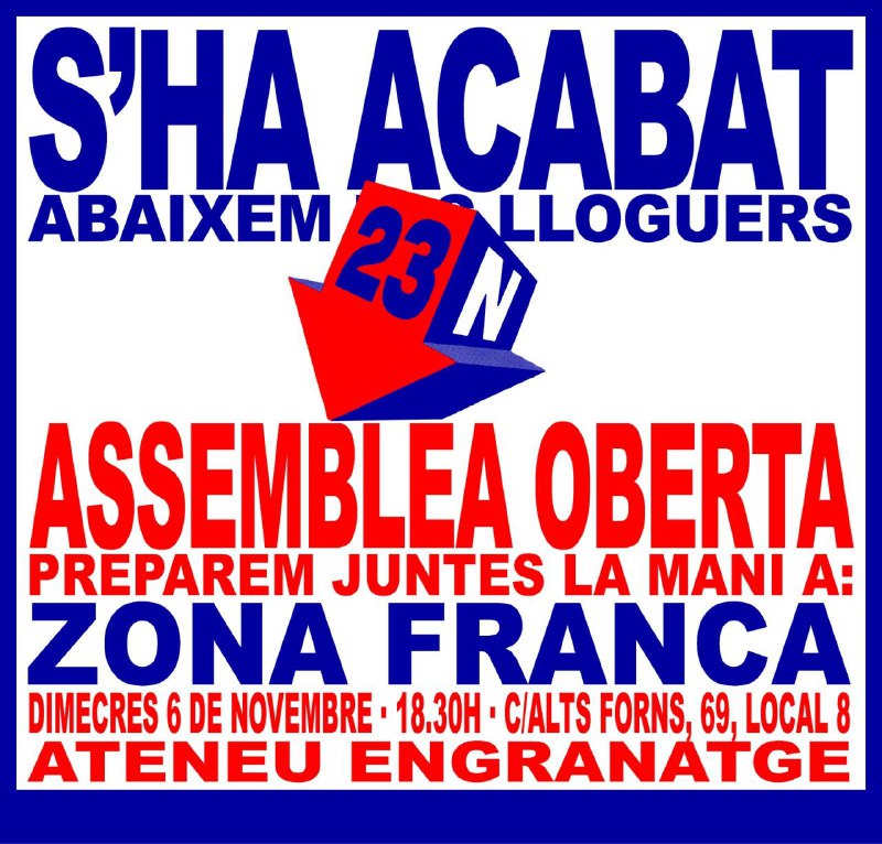 ***🔽*** [#AbaixemElsLloguers](?q=%23AbaixemElsLloguers)