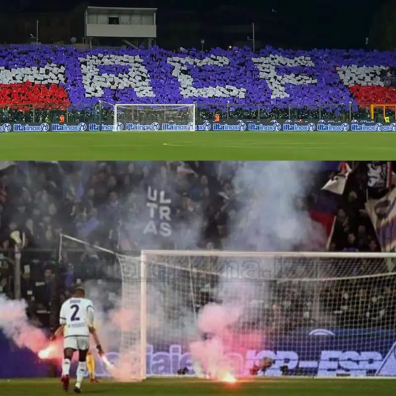 05.04.2023 Italy cup***🇮🇹*** Fiorentina ultras yesterday …