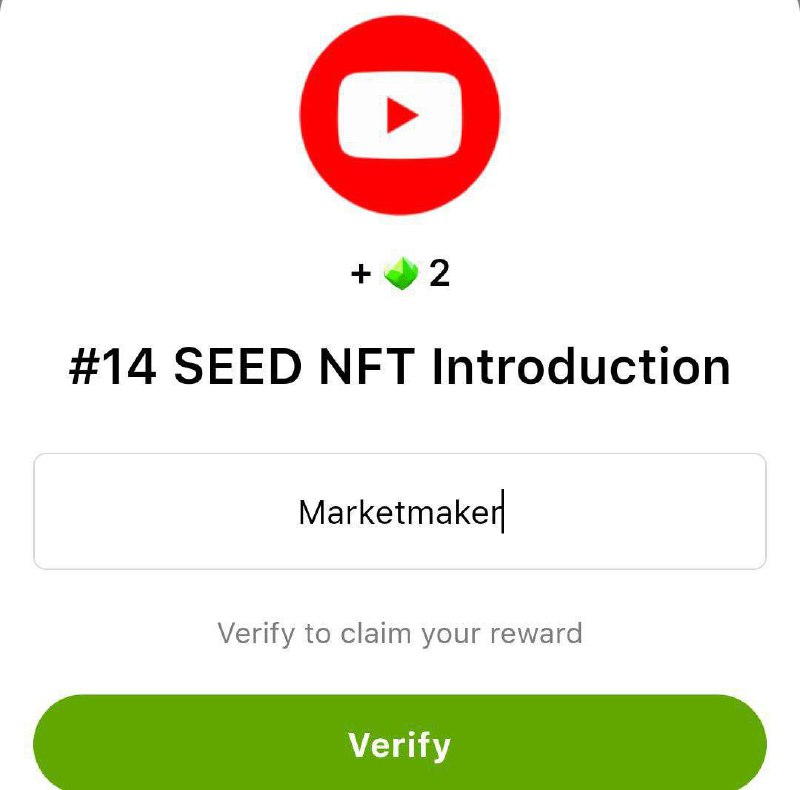 ***🥰***Seed New Video Code