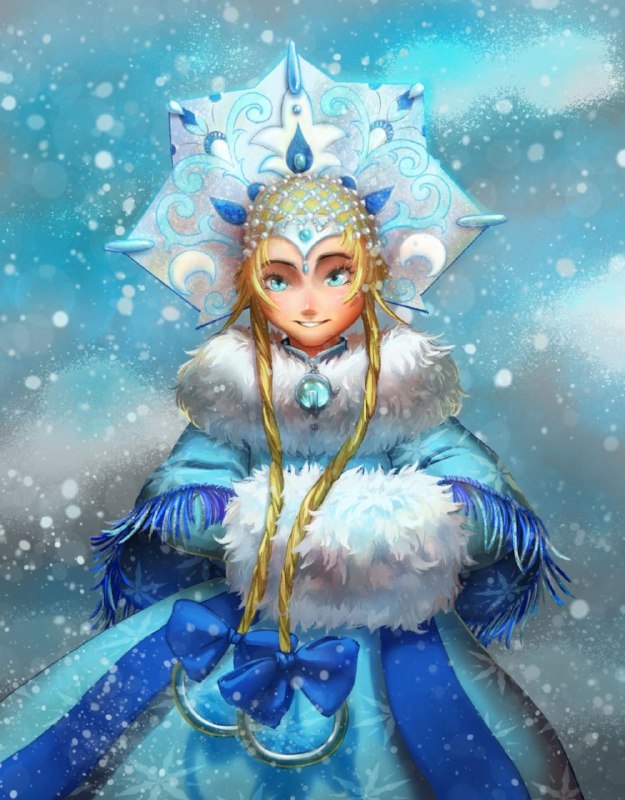 [Elyon](https://vk.com/wall-217668367_363) as Snow Maiden***❄️***