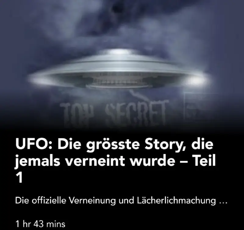 UFO: Die grösste Story, die jemals …
