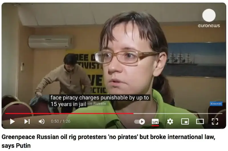 Putin: Greenpeace no respeta las leyes …