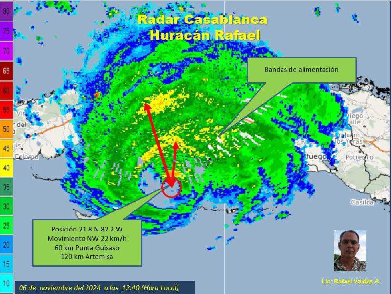 ***‼️******‼️******🌀*** El [#HuracánRafael](?q=%23Hurac%C3%A1nRafael) ya alcanzó la …