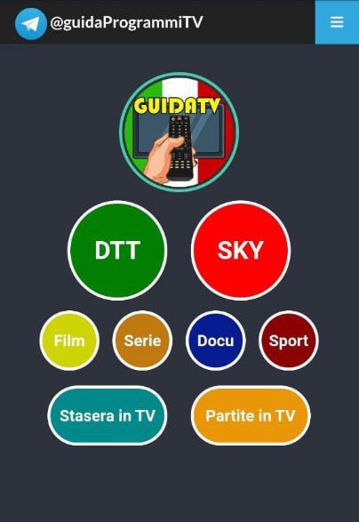***🆕*** **Guida TV Mini App v0.3 …