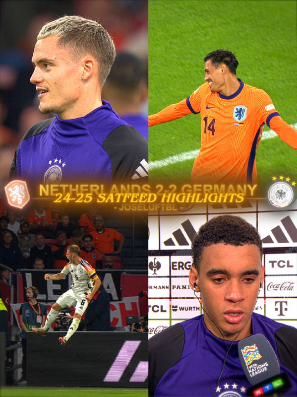 NETHERLANDS 2-2 GERMANY SATFEED HIGHLIGHTS IN …