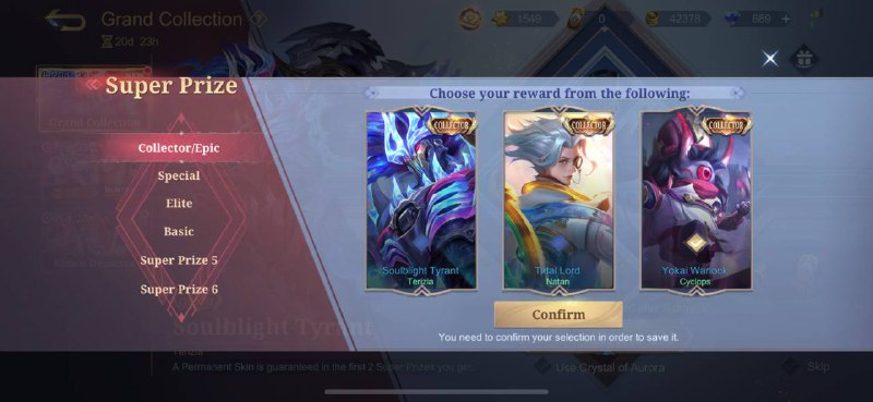 2 လပိုင်း Treizla Collector Skin ထွက်ပါပြီ***💖***