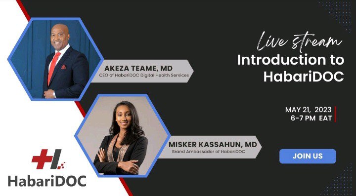 Join HabariDOC for the live session …